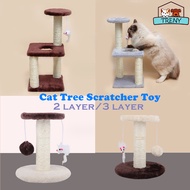 TRENY Kitten Climbing Frame Durable Cat Tree Play Scratcher Play Bed Toy Kucing Scratcher Cat Tree Durable Cat Tree