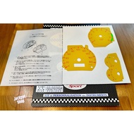 New Original 🇯🇵 RARE Plate Meter Mitsubishi Lancer EVO4 EVO5 EVO6 EVO6.5 4G63 GSR MIVEC CP9A WIRA EV
