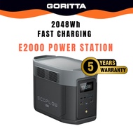 EcoFlow E2000 (UK) Portable Power Station, 2048Wh, AC Output 2400 | Outdoor Portable Power Station, 