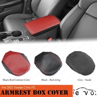 For 2022 Honda Civic FE Central Console Armrest Box Cover 11th Civic Interior Accessories PU Leather