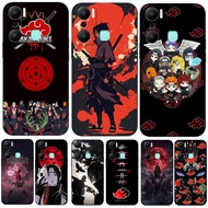 Case For infinix HOT 20i Silicon Phone Cover black tpu case Naruto Akatsuki Sasuke Sakura Itachi