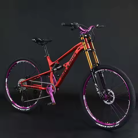 Lightweight Ordinary Pedal Aluminum Hydraulic Disc Brake Soft Tail Bicycle Sport Style 10 Speed Moun