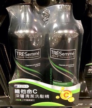 Costco好市多 澳洲製 TRESemme 深層清潔洗髮精 900ml x2瓶  翠絲蜜