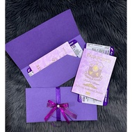 invitation Cover with Holder (4x8 inches) Wedding, Birthday and Special Events