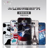 Asus Zenfone3 Max ZC553KL 5.5 Silicone Cartoon Back Case Cover Casing