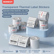 Niimbot B21/B1/B3 Transparent Label Printing Paper - Name Labels - Perfume Labels