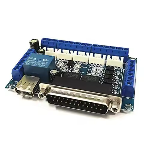 BHTS-Driver Board MACH3 Engraving Machine 5 Axis CNC Breakout Board With Optical Coupler For Stepper