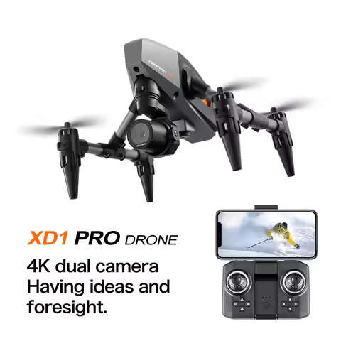 XD1 pro Mini Drone with Dual 4K Camera Optical Flow Technology Headless Mode Remote Control Quadcopt