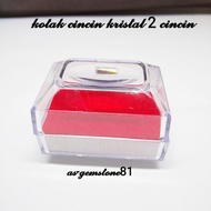 Crystal Ring Box 2 rings