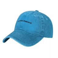 American Apparel Adult Washed Cowboy Hat 100% Cotton Curved Brim Sun Hat Simple Casual All-Match Neu
