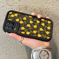 Casing hp For Realme 8 4G 8 5G 8 Pro 8s 5G Q3 Q3i V13 5G Narzo 30 5G Case Lily of the valley Yellow 