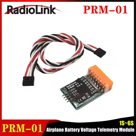 Radiolink PRM-01 Airplane Battery Voltage Telemetry Module 1S~6S for R12DS R9DS Receiver AT10II/AT10