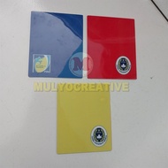 MERAH Red card yellow/ refereeebiru FIFA Referee Card PSSI FUTSAL Acrylic Handball
