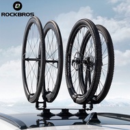 ROCKBROS Wheel Roof Rack Suction Cup Quick Release Wheel Hub Frame Car Top MTB Road Outdoor Travel Bicycle Accessory
