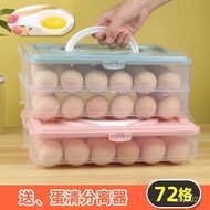 Taiwan 24H Egg Box Refrigerator Storage Tray Food Preservation With Lid For 1IQ9