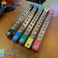 Busbar tembaga RST + GROUND Busbar tembaga Murni - Hitam