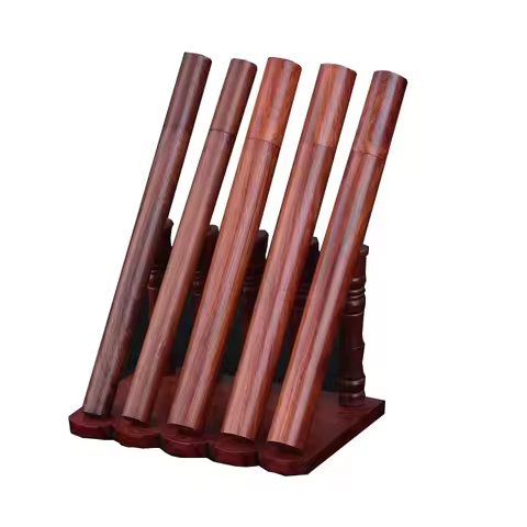 FY 5g/10g/20g Rosewood Incense Storage Tube Portable Wooden Box, Can Put 10cm/21cm Sandalwood OUD In