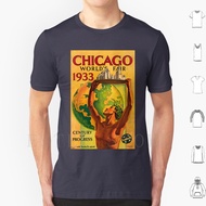 Men's T-Shirts classic and unique Hernando G. Villa-Chicago World'S Fair 1933 Art Deco Poster Print 1920 1930 1920S 1930S Art Art Art Art 916572