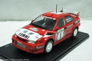 【現貨特價】1:24 Altaya Mitsubishi Lancer Evo 6 1999 Tommi Makinen