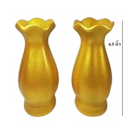 Gold Ceramic Vase Size 6.5 Inches Grade A