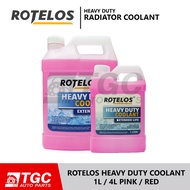 Rotelos Heavy Duty Coolant to use / Prediluted Coolant 1L Liter / 4L 1 Gallon / Pink / Red 1pc