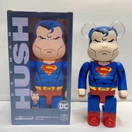 Bearbrick - Superman Batman Hush Ver. 400% 28 cm Gear Joint High Quality ABS Anime Action Figures Toy Collection Gift