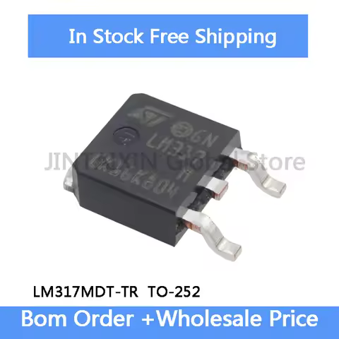 10-50pcs LM317M LM317MDT-TR TO-252 1.2-37V Adjustable Voltage Regulator LM317M IC In Stock Wholesale