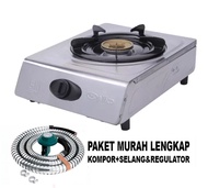 Niko Kompor Gas 1 tungku Stainless NK-100A / kompor gas / kompor 1 tungku / kompor gas 1 tungku