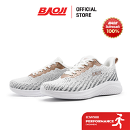 Baoji บาโอจิ รองเท้าผ้าใบผู้หญิง รุ่น BJW988 สีขาว-ทอง