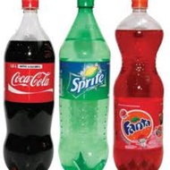 Coca Cola Fanta/s Sprite/s 1500ml Minute maid pulpy/s 1L Frestea/s 1L (1000ml) Zero Sugar/s
