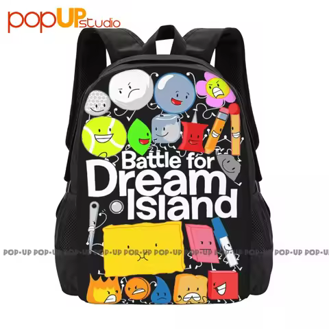 Bfdi Poster Battle For Dream Island Backpack Large Capacity Hot Creative Shopping Bag School Sport B