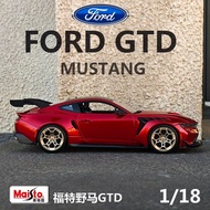 Meritor Figure 1: 18 Ford MUSTANG MUSTANG GTD Alloy Car Simulation Car Model 2025 Collection Ornamen