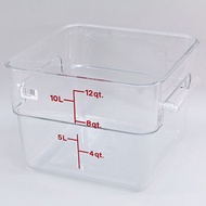 CAMBRO 18SFSCW CAMSQUARE FOOD STORAGE CONTAINER WITH LID CAPACITY:18QT 290x311x320MM/BEKAS PENYIMPAN