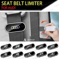 1/2 Pcs For Audi New Car Seat Belt Limiter Buckle Safety Belt TT mk2 mk3 8j A4 B5 B9 B8 A5 A6 c5 Q2 