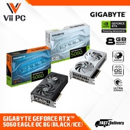 GIGABYTE GeForce RTX™ 5060 / RTX5060 / RTX 5060 EAGLE OC OR  EAGLE OC ICE BLACK OR WHITE 8G DDR7 GAM