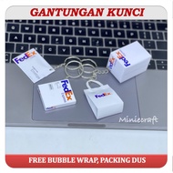 GANTUNGAN FEDEX MINIATURE KEYCHAIN