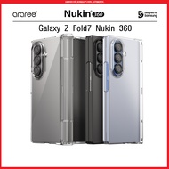 (araree) Galaxy Z Fold 7 Case Full Cover Hinge Protection Clear Nukin360