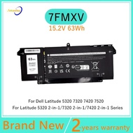 Laptop Battery for DELL Latitude 13 5320 14 7320 7420 7520 Series HDGJ8 MHR4G TN2GY 4M1JN 7FMXV 9JM7