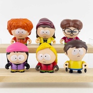 South Park 6 Styles Park South Park Town Anime Game Mystery Box Doll Toy Ornaments