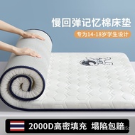 ‍🚢Mattress Latex Mattress Memory Foam Student Dormitory Single90x190Soft Cushion80cmCollege Student Mattress