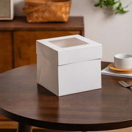 Windowed Millefeuille Mousse Cake Packaging Box 6in 8in 10in