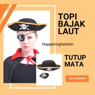 MATA Pirate Hat Captain Hook 2nd Pirate Hat Pirate Hat And Blindfold