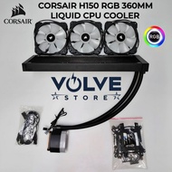 Corsair H150 RGB Liquid AIO CPU Cooler 360mm Black | USED