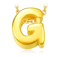 CHOW TAI FOOK 999 Pure Gold Alphabet Pendant - G