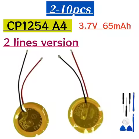 New Battery CP1254 A4 LIR1254 For Beats By Dre Powerbeats Pro for Jabra Elite 65t 75t 85t 3.7V 60mAh
