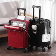 Female Student Open Travel Suitcase Password Box Luggage Case Trolley Case Front Wet Dry Separation2
