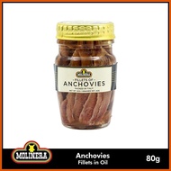 ◡ ┻ ◑ Molinera Anchovy Fillet in Oil 80g