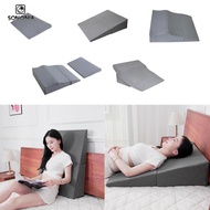 [SONONIA] Bed Wedge Pillow Height Booster Pad Versatile for Sleeping Removable Cover