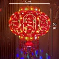 Đèn Lồng Điện Xoay 360 Kết Hợp Đèn Led Lồng Đèn nháy led xoay 3D trang trí Tết 2026 Chữ Nổi tiếng v