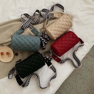 BAG3628 Imported Cylinder Embroidery Sling Bag